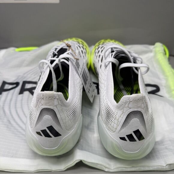 adidas Predator Elite FG Soccer Cleats White Black Green JI1082 Men Size 11 Bag main image 6